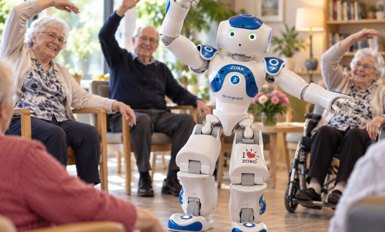 Le robot Zora prend soin des personnes agées