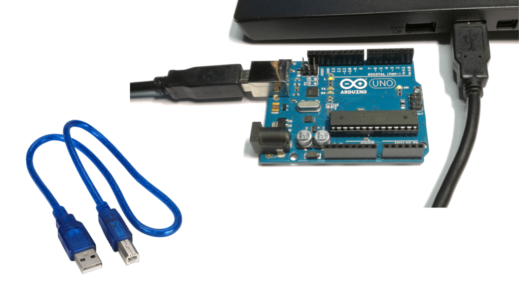 Brancher la carte arduino uno avec le pc.