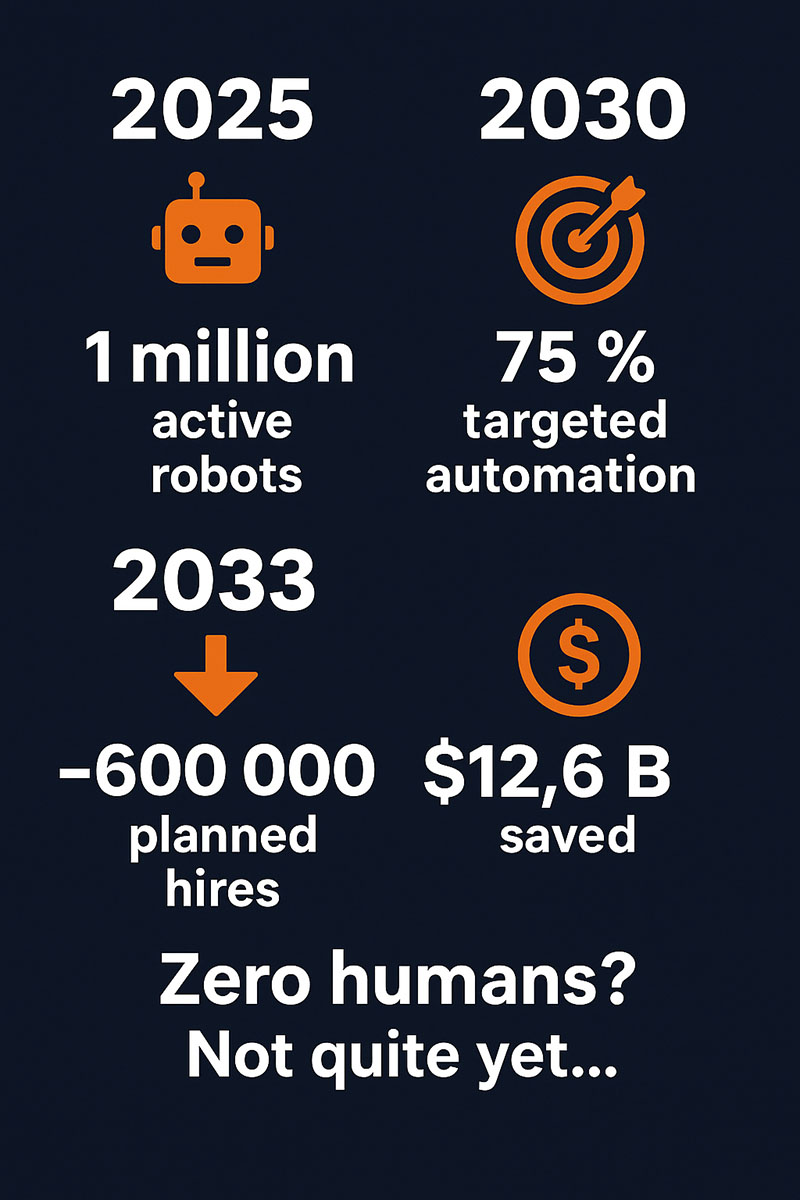 Amazon Dreams of Replacing 600,000 Workers With Robots