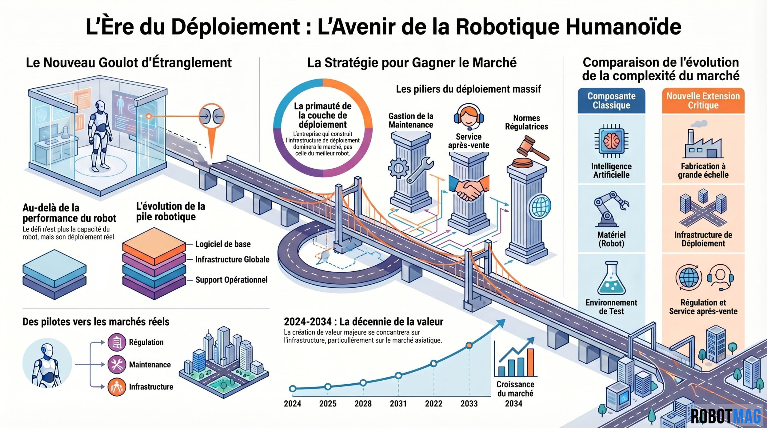 Robotique humanoïde : Le vrai défi n’est plus la technologie, mais le passage à l’échelle