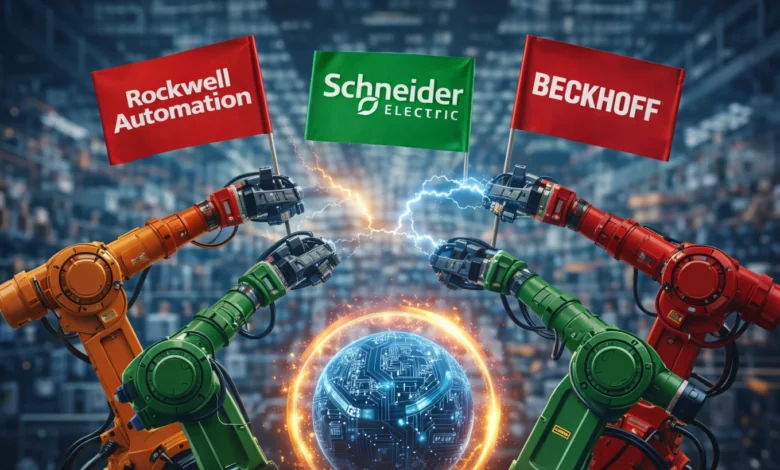 Rockwell, Schneider, Beckhoff: The war of Industrial Architectures