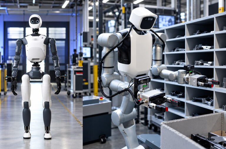 Audi et Agile Robots veulent automatiser le séquençage des pièces avec des robots humanoïdes mobiles