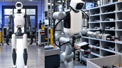 Audi and Agile Robots Target Parts Sequencing with Mobile Humanoids